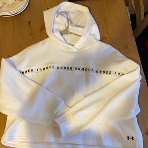 Cropped under armour  hoodie